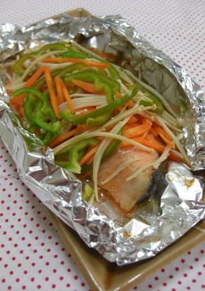 簡単♪鮭のホイル焼き-レシピのメイン写真