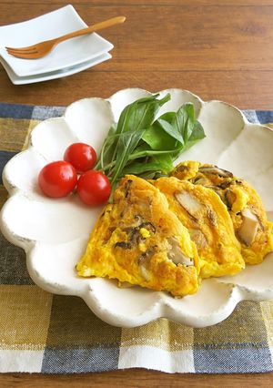 きのこのチーズオムレツ☆お弁当にも♪-レシピのメイン写真
