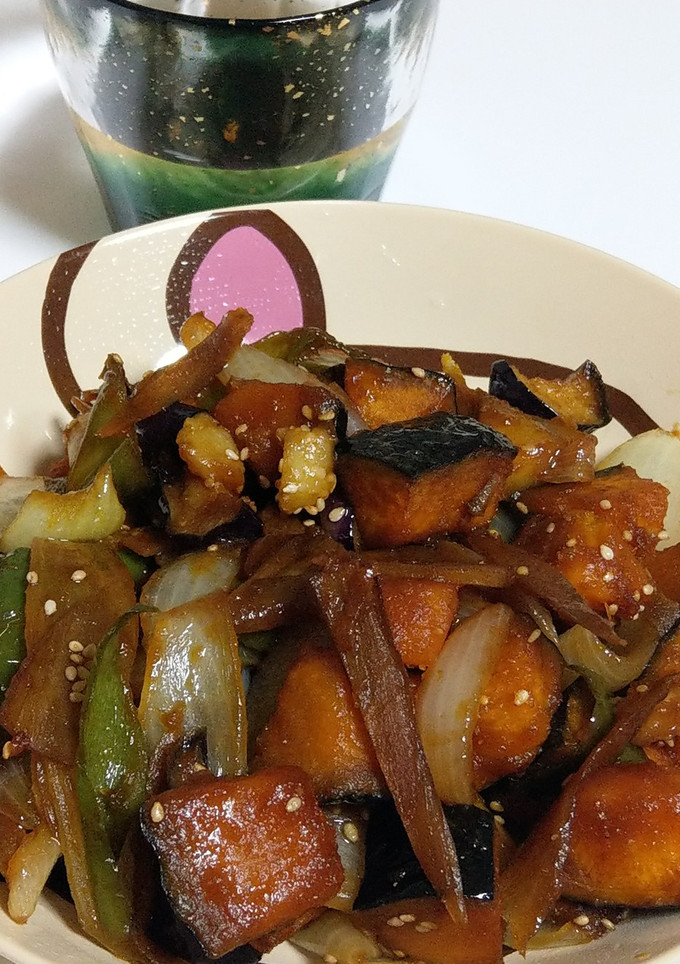 素揚げ野菜の甘酢あえ-レシピのメイン写真