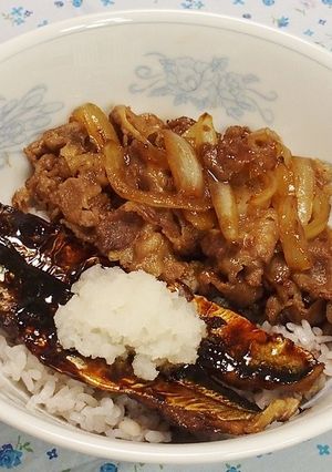 【どんぶり】さんま牛-レシピのメイン写真