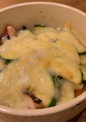 蒸しタコとズッキーニのチーズ焼き-レシピのメイン写真