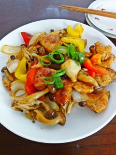 鶏肉ときのこのオイスターレモンバター炒め-レシピのメイン写真