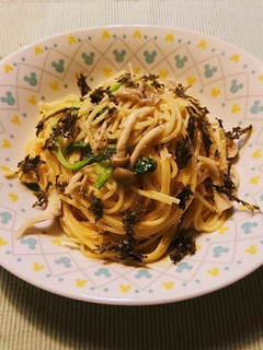 きのこたっぷり明太子クリームパスタ-レシピのメイン写真