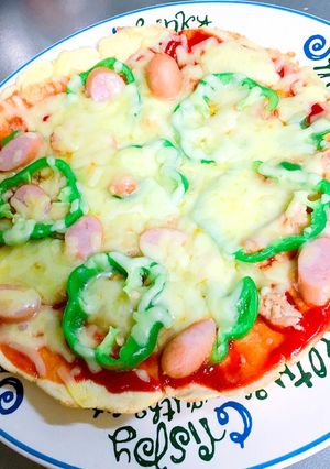 ホットケーキミックスで簡単ピザ-レシピのメイン写真