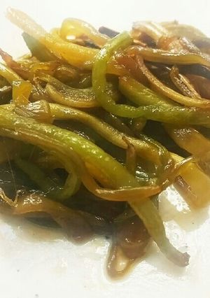 【菜園のレシピ】さつまいもの茎のきんぴら-レシピのメイン写真