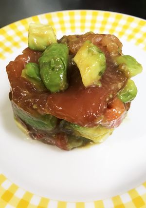 サーモンとびん長まぐろのアボカドユッケ-レシピのメイン写真