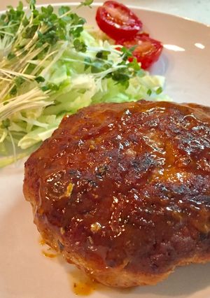 節約♪キドニー豆でかさ増しハンバーグ-レシピのメイン写真