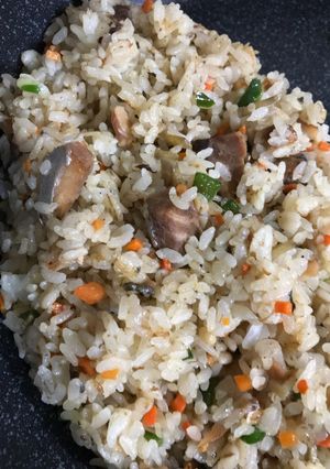 即席！残り物で簡単！鯖缶焼き飯-レシピのメイン写真