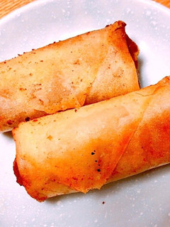 とろーりチーズ&カレーのソーセージ春巻き-レシピのメイン写真