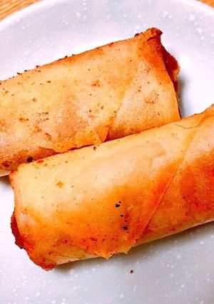 とろーりチーズ＆カレーのソーセージ春巻き-レシピのメイン写真