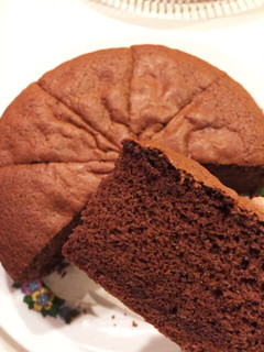 ココアスポンジケーキ-レシピのメイン写真