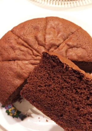 ココアスポンジケーキ-レシピのメイン写真