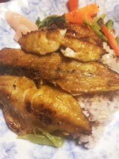 アジのカレー風味蒲焼き丼!-レシピのメイン写真