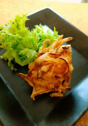 簡単✩しっかり味のエビとゴボウのかき揚げ-レシピのメイン写真