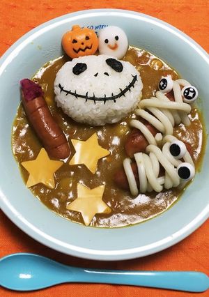 ハロウィン風カレーライス-レシピのメイン写真