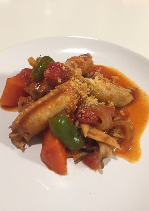 簡単 チキン野菜のトマト煮-レシピのメイン写真