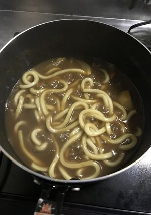 ズボラなカレーうどん-レシピのメイン写真