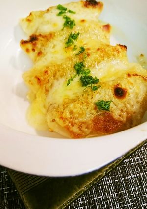 冷凍餃子のカレーチーズ焼き-レシピのメイン写真