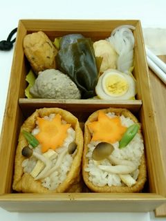 ヤマキだしパックできつね炊き込みご飯稲荷-レシピのメイン写真
