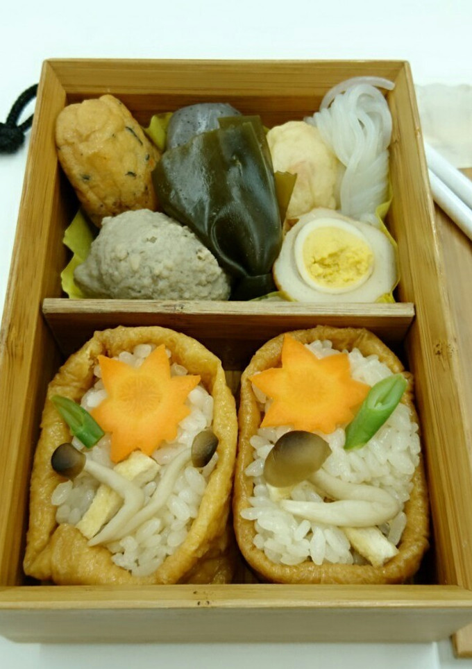 ヤマキだしパックできつね炊き込みご飯稲荷-レシピのメイン写真