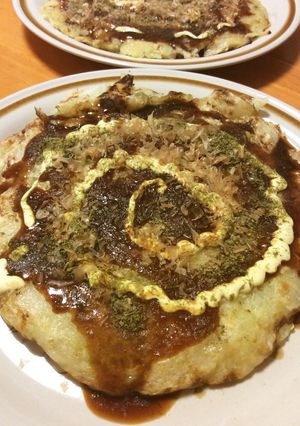 余りのもっちりさに驚く片栗粉のお好み焼き-レシピのメイン写真
