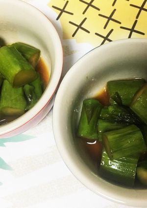 レンジで簡単アスパラ麺つゆ味-レシピのメイン写真