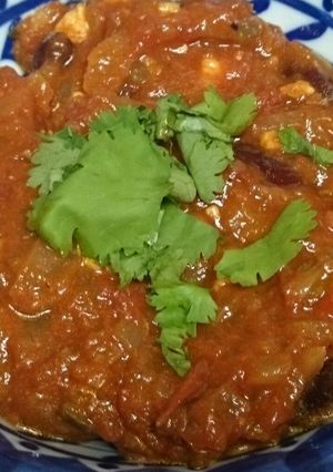 鶏ひき肉と米油~豆のトマト煮込み-レシピのメイン写真