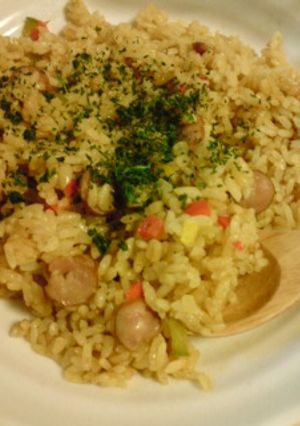 炊飯器★炊き込みカレーご飯-レシピのメイン写真