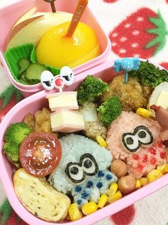 スプラトゥーン イカ弁当-レシピのメイン写真