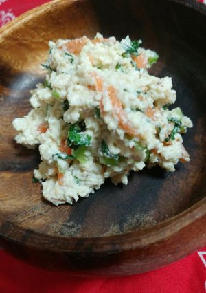 ホッとする味☆チンゲン菜の白和え-レシピのメイン写真