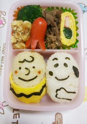 キャラ弁 スヌーピー-レシピのメイン写真