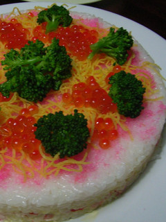 クリスマスケーキ寿司-レシピのメイン写真