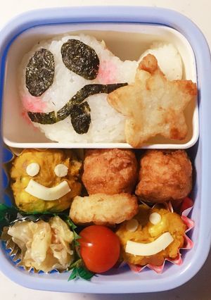 オバケちゃんおにぎり&にっこりカボチャン-レシピのメイン写真