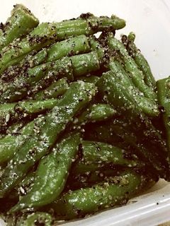 無限いんげん!?簡単バカうま胡麻味噌和え-レシピのメイン写真