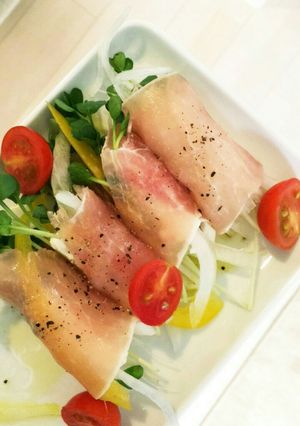 生ハム巻サラダ-レシピのメイン写真