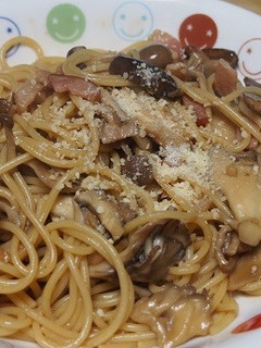 きのこのスパゲッティー-レシピのメイン写真
