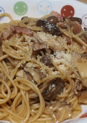 きのこのスパゲッティー-レシピのメイン写真