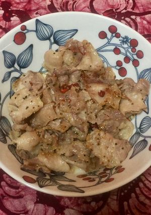 豚肉のピリ辛塩焼き-レシピのメイン写真