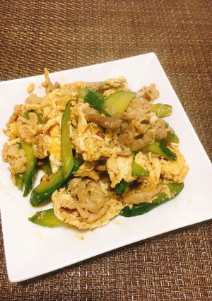 大量消費✤キュウリとふんわり卵の中華炒め-レシピのメイン写真