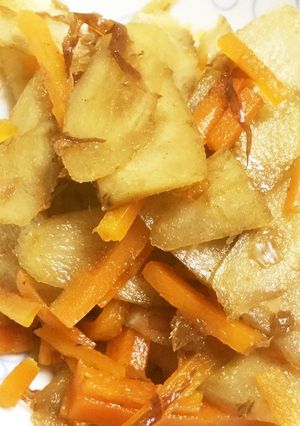 超楽々 ごぼうの土佐煮 作ります-レシピのメイン写真