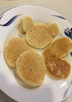 豆腐ホットケーキ。秤いらず！❤︎型クマ型-レシピのメイン写真
