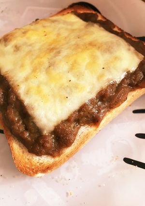 カレーリメイク♡焼きチーズカレートースト-レシピのメイン写真