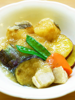 彩り野菜と白身魚の唐揚げ 生姜みぞれあん-レシピのメイン写真