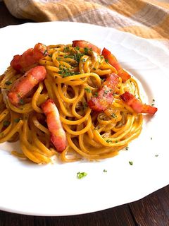 簡単で超美味しい*カレークリームパスタ-レシピのメイン写真