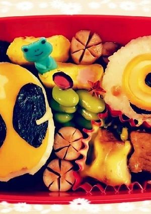 簡単！仮面ライダーゴースト＊キャラ弁-レシピのメイン写真