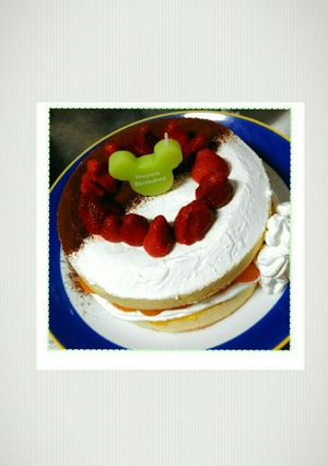 誕生日ケーキ-レシピのメイン写真