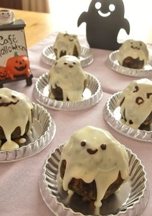 レンジで簡単♪かぼちゃオレオ　おばケーキ-レシピのメイン写真