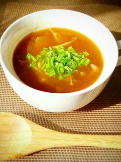 カレーを作った鍋で♡カレーきのこスープ-レシピのメイン写真