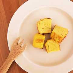 รูปของ 冷凍可。離乳食・幼児食に簡単南瓜の卵焼き