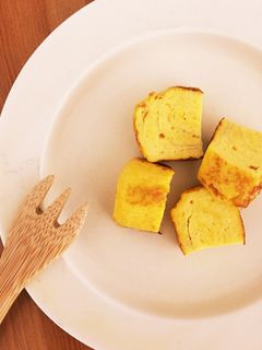 冷凍可。離乳食・幼児食に簡単南瓜の卵焼き-レシピのメイン写真